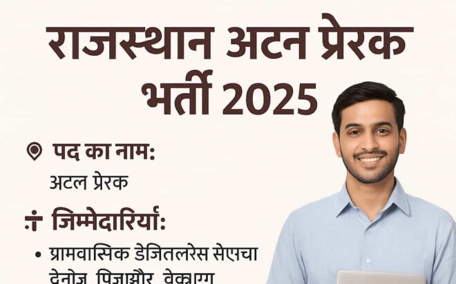 Rajasthan Atal Prerak Bharti 2025