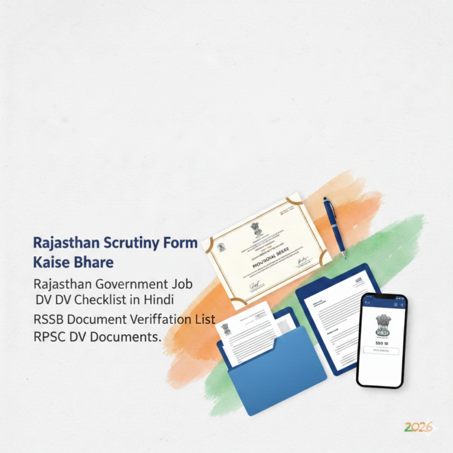 Rajasthan DV Documents List 2026: दस्तावेज सत्यापन के लिए जरूरी कागजों की पूरी लिस्ट